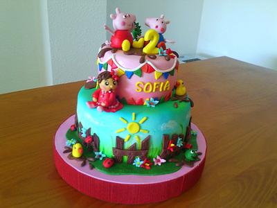 PEPPA PIG CAKE - Cake by Camelia