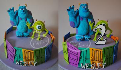 Monsters Inc - Cake by 21 Cake Lane