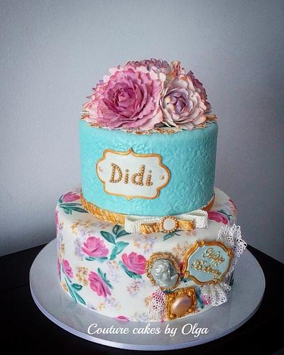 Vintage cake - Cake by Couture cakes by Olga