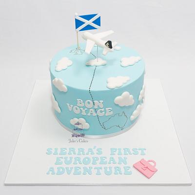 Bon Voyage - Cake by Jake's Cakes