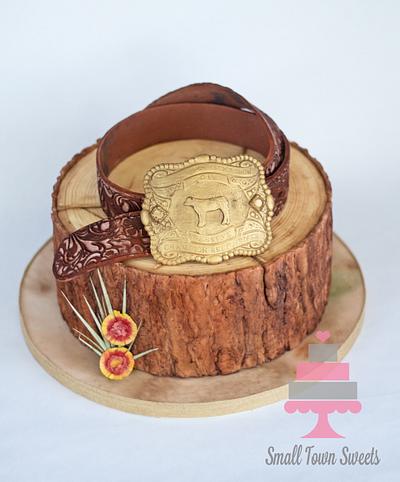 Texas Pride Sweet Style Collab- Belt Buckle - Cake by Carmen 