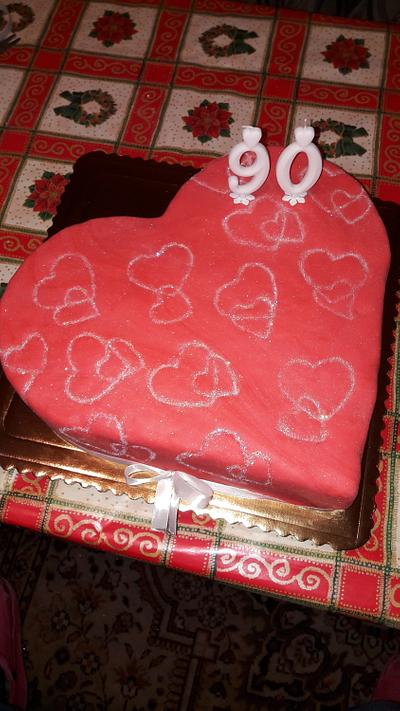 Red heart - Cake by Michaela's cakes Slovakia