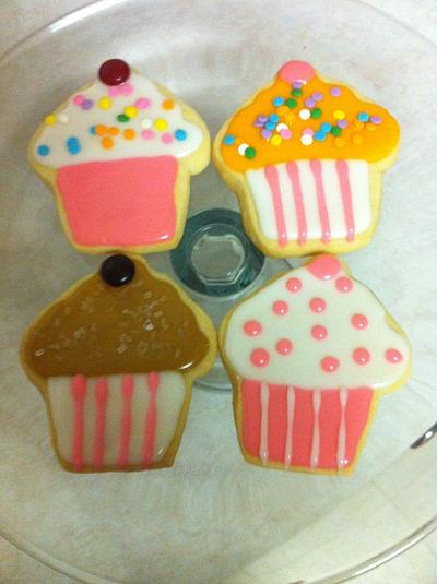 cupcake cookies - Cake by Jen Scott