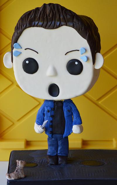  Dean Winchester supernatural Bobblehead cake  - Cake by SugarBritchesCakes
