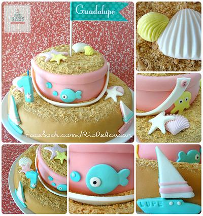 Beach Birthday Cake - Cake by CakeCakeCake