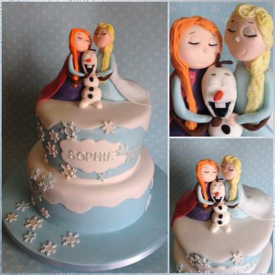 Frozen princesses - Cake by Zoepop