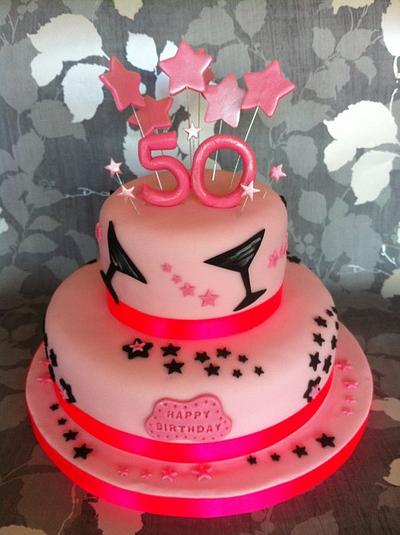 Joanne's 50th birthday cake - Cake by Suzie Street