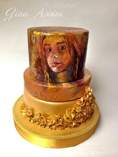 Art cake  - Cake by Gina Assini