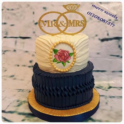 Engagement cake - Cake by Meroosweets