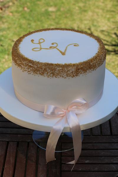 wedding cake :  - Cake by Lucya 