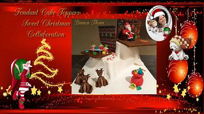 Sweet christmas collaboration- The north pole  - Cake by Fondanterie