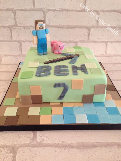 Minecraft - Cake by Sadie Smith