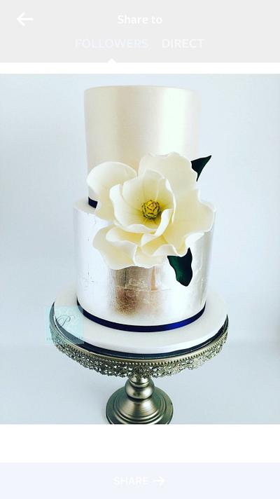 Engagement cake - Cake by Priscilla's Cakes