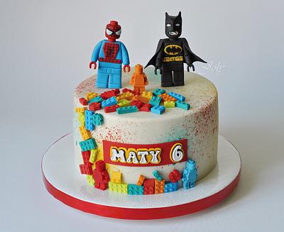 Batman and Spiderman - Cake by Jolana Brychova