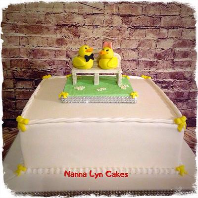 Two Little Ducks - Cake by Nanna Lyn Cakes