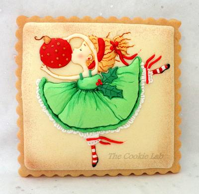 Preparing Christmas with a dance! - Cake by The Cookie Lab  by Marta Torres