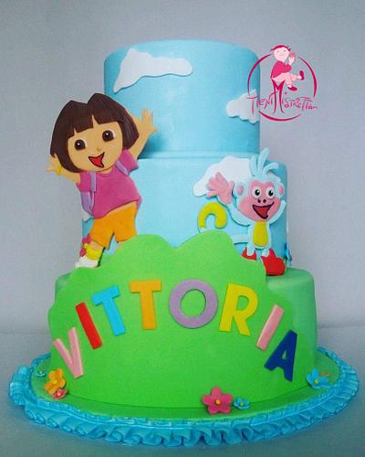 Dora the Explorer  - Cake by Daniela Mistretta 