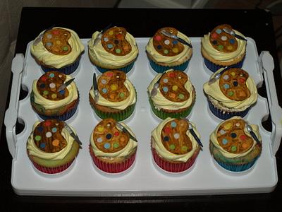 Palette Cupcakes - Cake by kira