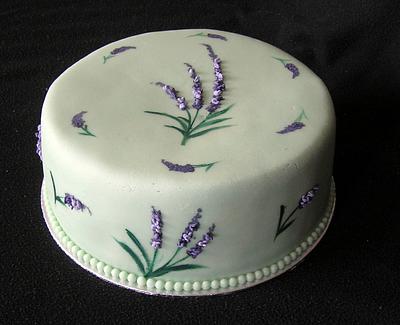 lavender   - Cake by Anka