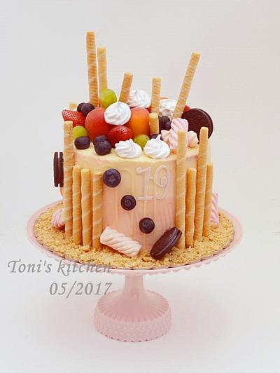 Summer drip  - Cake by Cakes by Toni