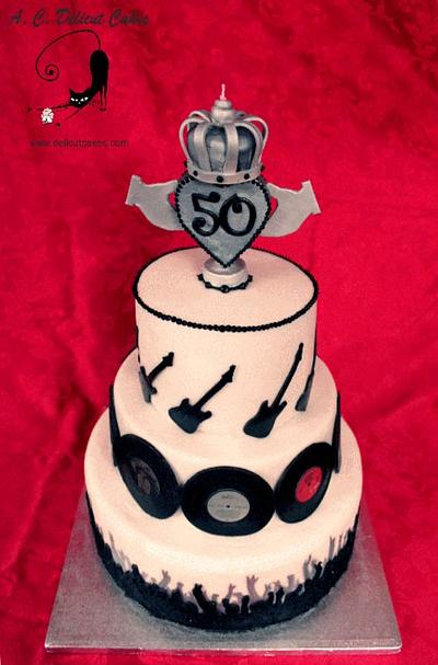 SIMPLE MINDS 50TH BIRTHDAY CAKE - Cake by Artym 