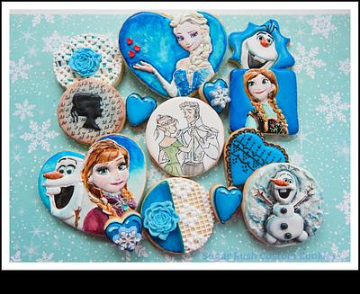 Frozen Movie Cookies - Cake by Kim Coleman (Sugar Rush Custom Cookies)