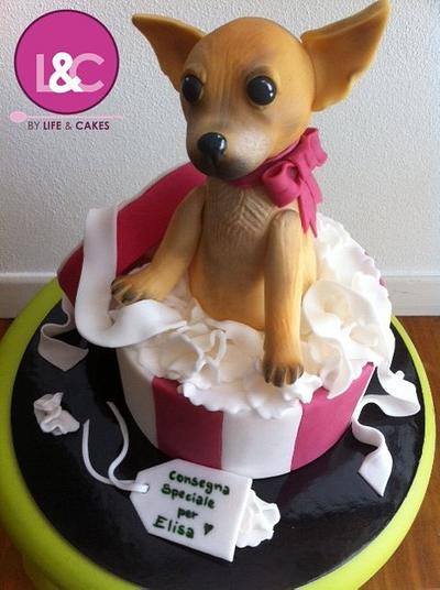 Chihuahua cake topper - Cake by Laura