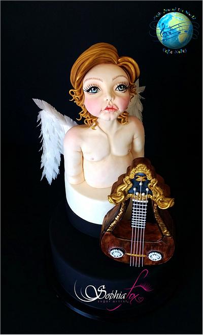 Lyre-Guitar: The sweet sound of Angels - Cake by Sophia  Fox
