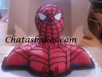 3D Spiderman  - Cake by Elizabeth Rosado 