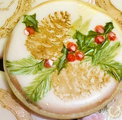 Cone pines Christmas Cookies - Cake by artetdelicesbym