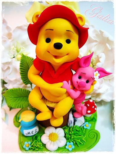 Winnie the Pooh and Piglet - Cake by Galya's Art 