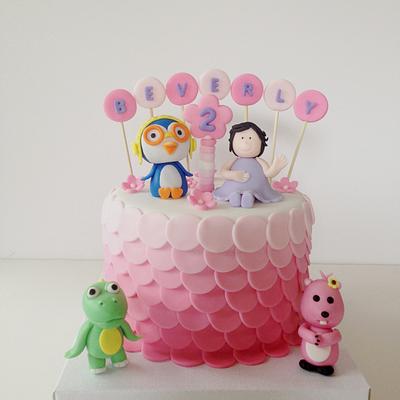 Pororo and friends - Cake by funni