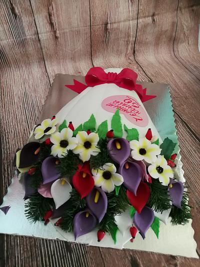 Bunch of flowers - Cake by Galito