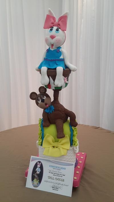 children's tall cake - Cake by Maria Cecilia Ferrer Ludovic