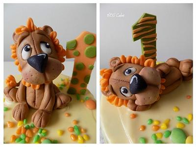 Lions - Cake by MOLI Cakes