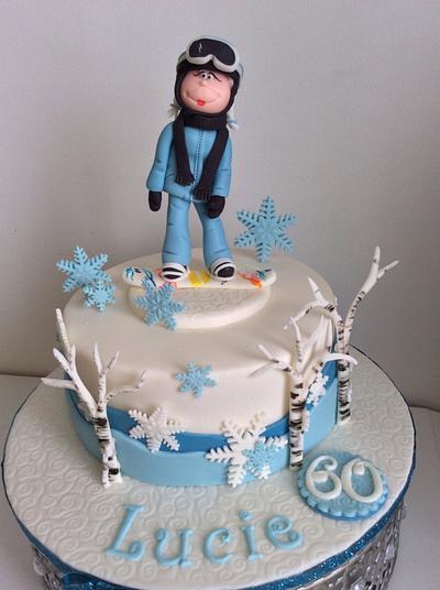 Snowboard - Cake by Marie-France