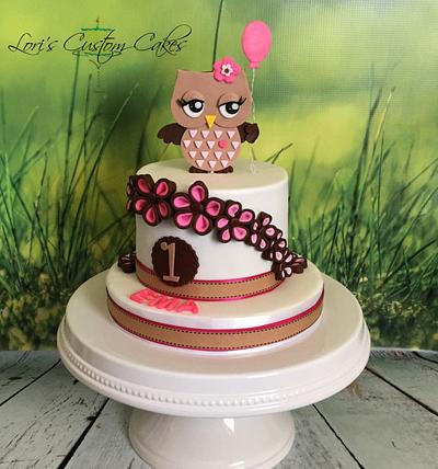 Little Owl Cake  - Cake by Lori Mahoney (Lori's Custom Cakes) 