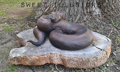 Snake cake - Cake by Sweet Illusions