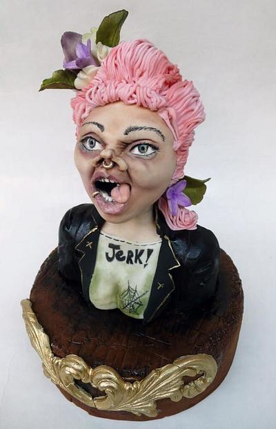 Punk Bust Cake - Cake by Duygu Tugcu