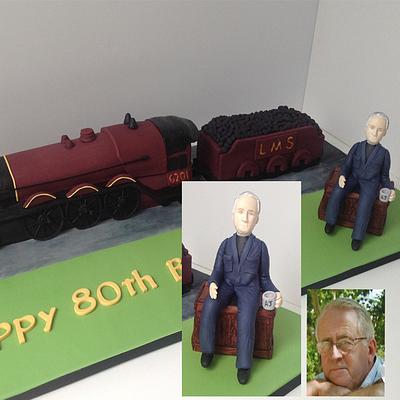 Steam Train cake - Cake by Susan Halil