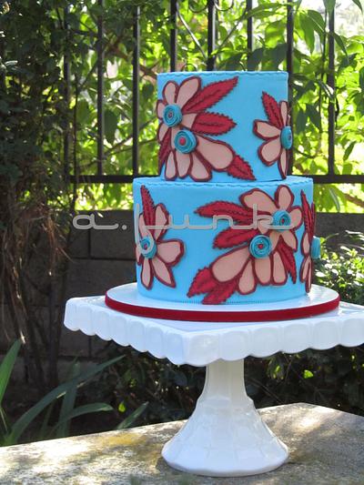 Fun Flowers Cake - Cake by afunk