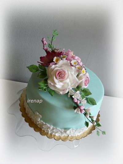Flower´s cake - Cake by irenap