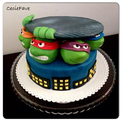 Ninja turtle cake - Cake by CecieFave by Cecilia Favero
