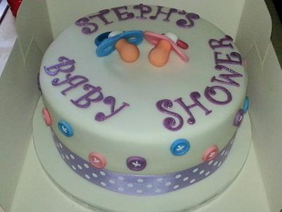 baby shower - Cake by nikki scott