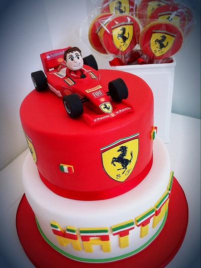Ferrari F1 Cake - Cake by Bella's Bakery