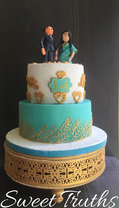 Engagement Cake - Cake by Debjani Mishra