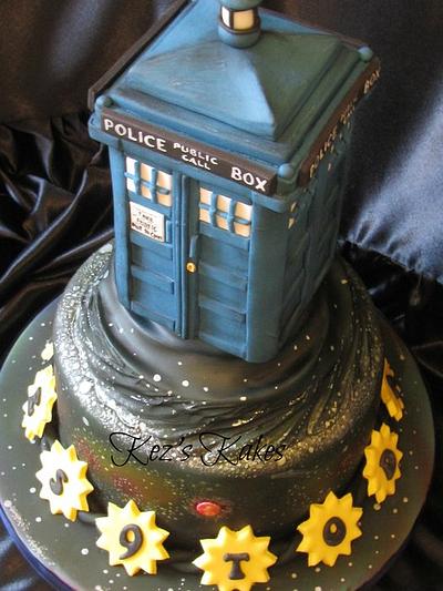 Dr Who's 'The Tardis' Cake - Cake by Kerry Rowe
