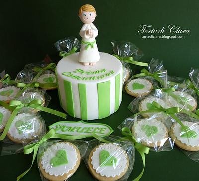 First Communion topper cake - Cake by Clara