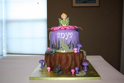 Tinkerbell Cake - Cake by Prima Cakes and Cookies - Jennifer