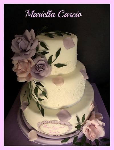 flower cake - Cake by Mariella Cascio